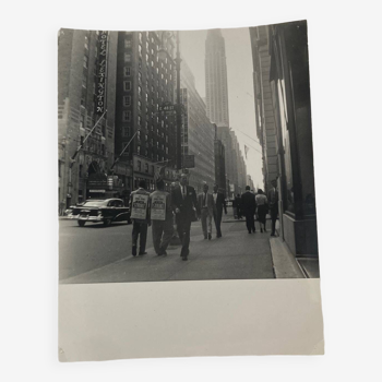 Photo vintage de New York années 50 format 6/6.