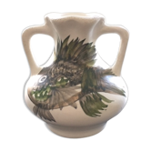 Vase décor poisson