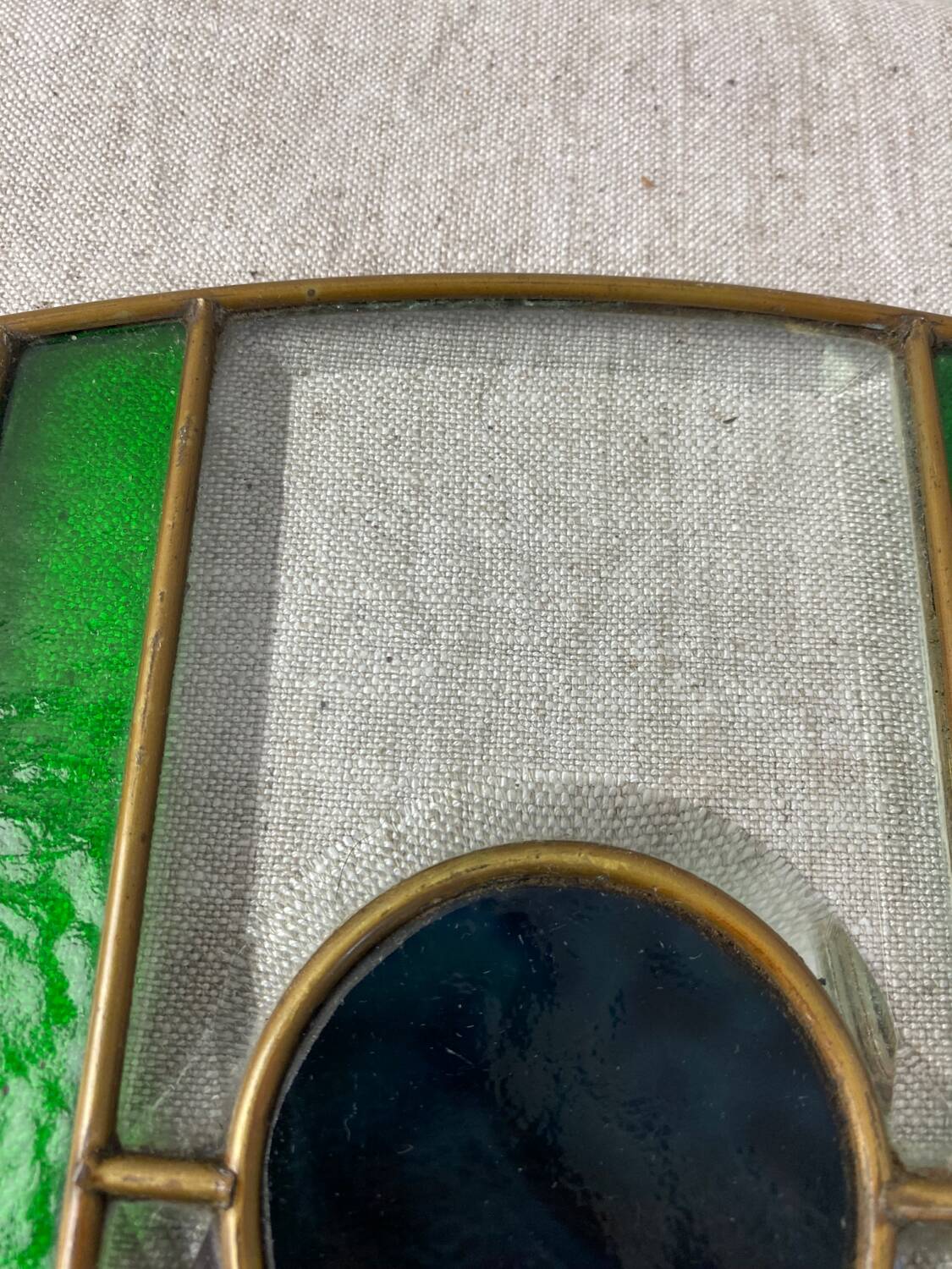 Stained glass beveled and cabochon