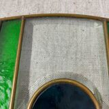 Stained glass beveled and cabochon