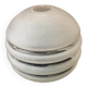 Round globe in slightly pink granite glass and white glass
