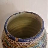 Tunisian vase mid-twentieth century. Nabeul. Signature.