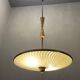 Vintage Bronze & Glass Light Pendant Light, 1950s