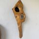 Set de 4 miroirs organiques brutalistes en bois années 50