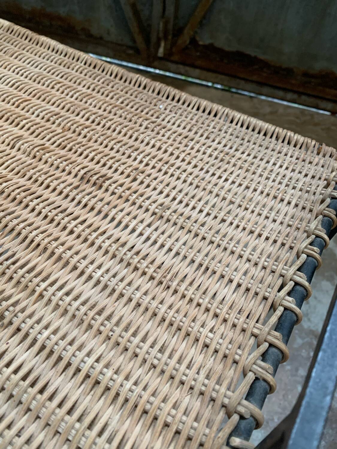 Pair of Raoul Guys Wicker Magazine Racks Circa 195