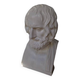 Euripides resin bust 55cm ep 1970/80