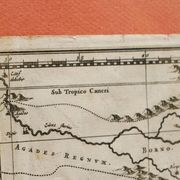 Rare original map of Ethiopia from the 17th century by Willem Janszoon Blaeu.