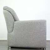 Design Leolux armchair model Fidamigo in thick gray fabric
