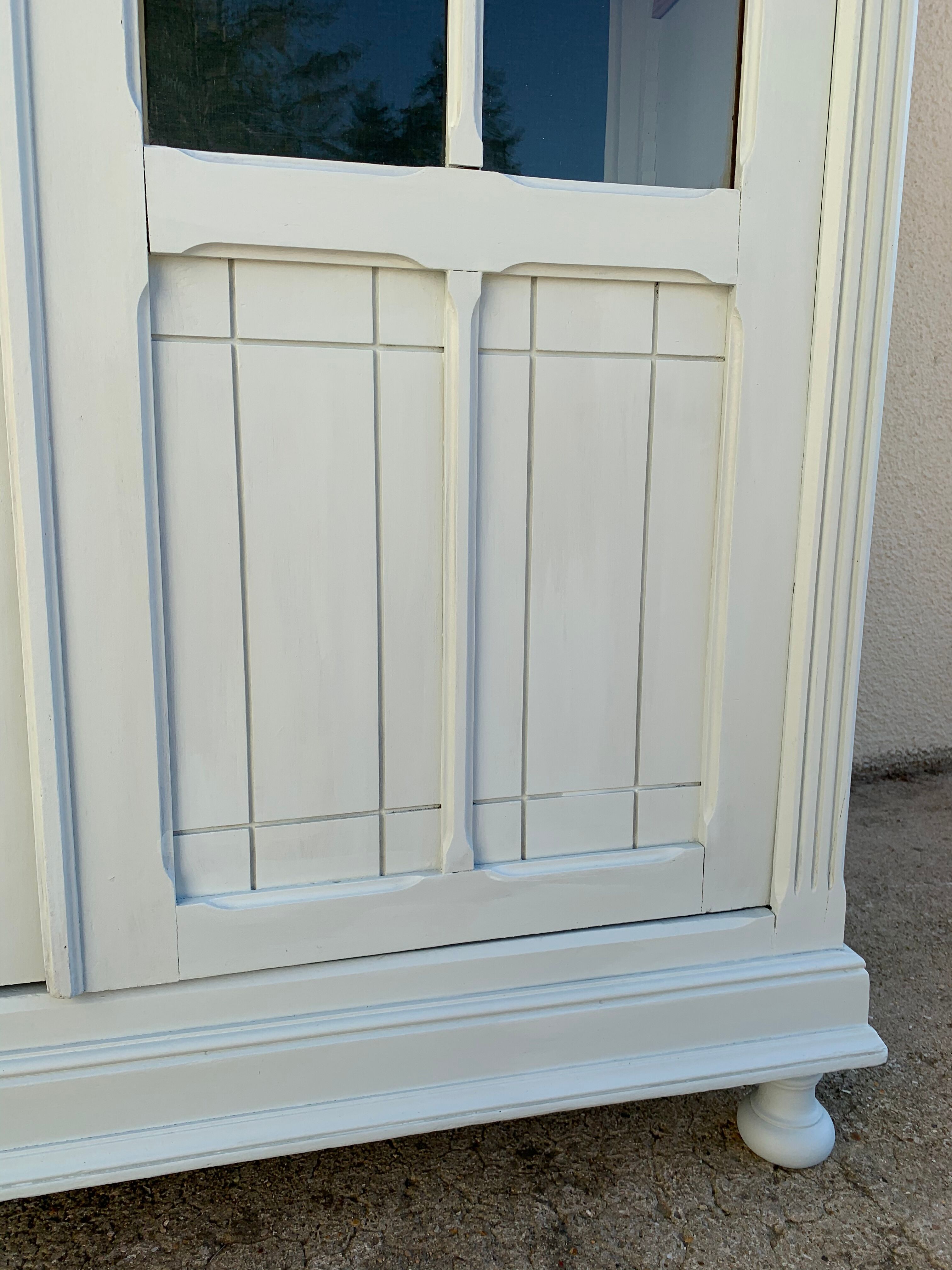 Glass-glazed Parisian wardrobe 1920