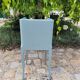 Bedside table Louis Xv style Blue neptune
