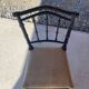Chaise Napoléon III en bois imitant le bambou