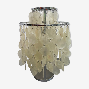 Mother-of-pearl table lamp "Fun" design Verner Panton