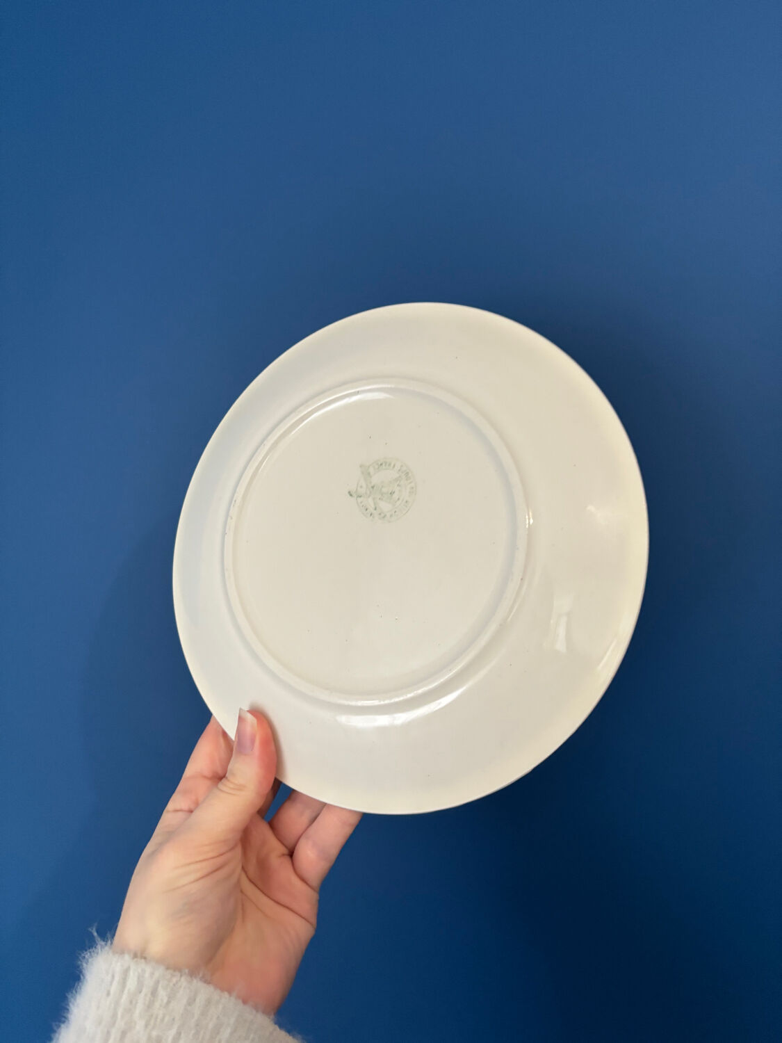 Moulin des Loups vintage dessert plates – Assorted colourful lot