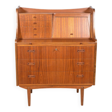 Mid-century teak dresser with dressing table, 1960s