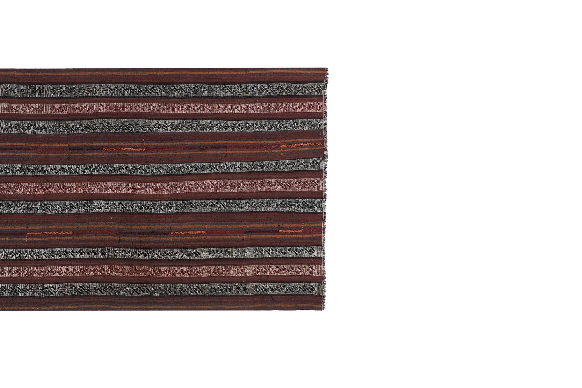 Vintage Turkish hallway rug 131x395 cm