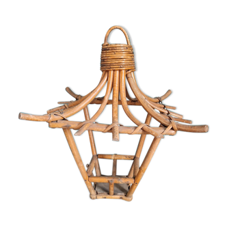 Lampshade in vintage bamboo and japonisant