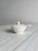 Small sugar bowl or condiment box, white porcelain Boch
