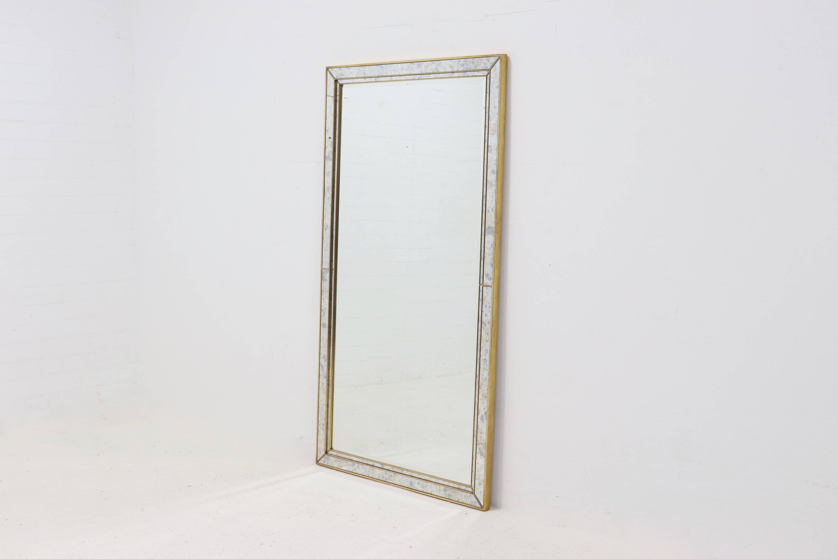 XXL Luxury Mirror by DeKnudt Belgium 1980s