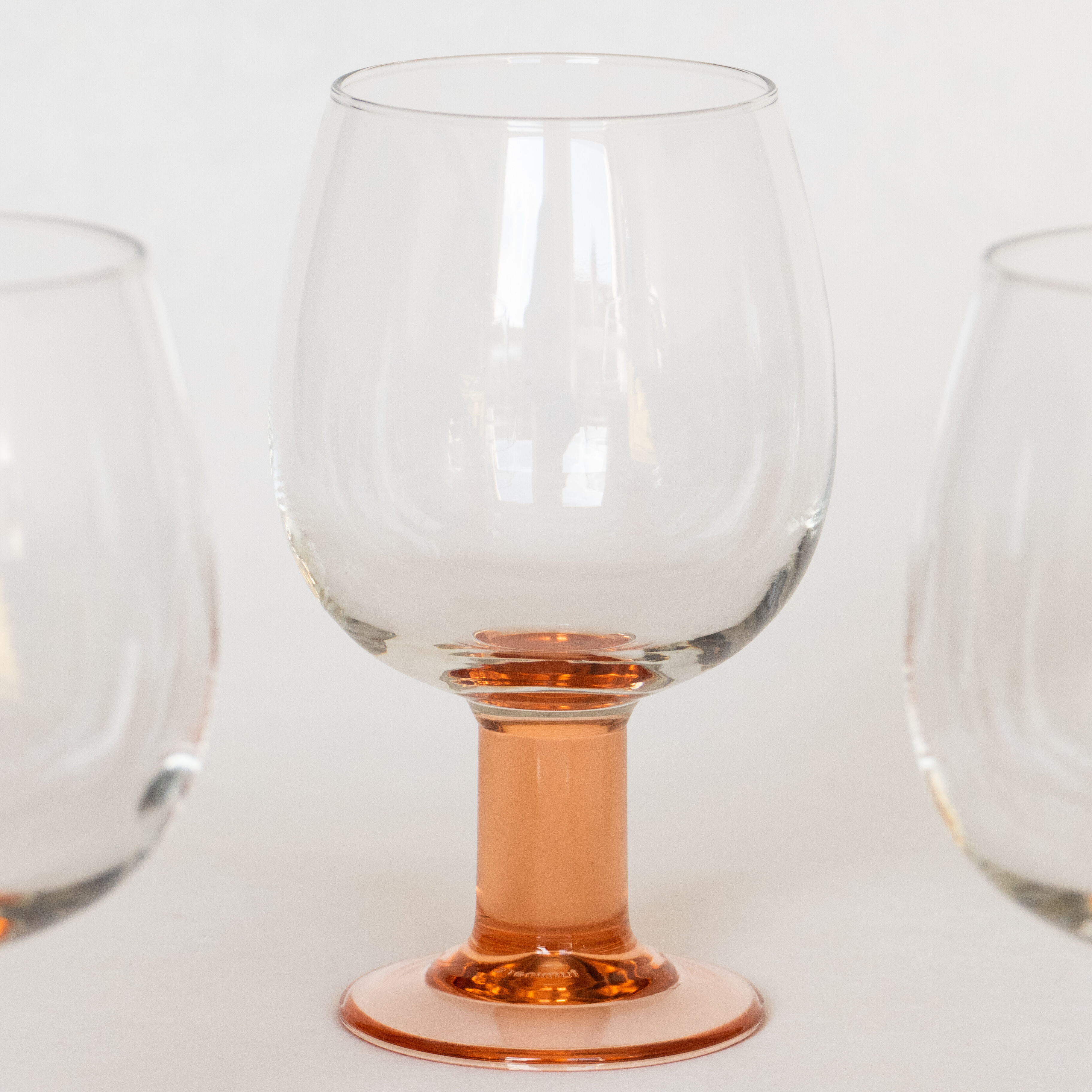 4 large Luminarc glasses France "Scandia" 1980