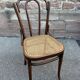 Set of 6 mismatched Viennese bistro restaurant chairs from the 1920s