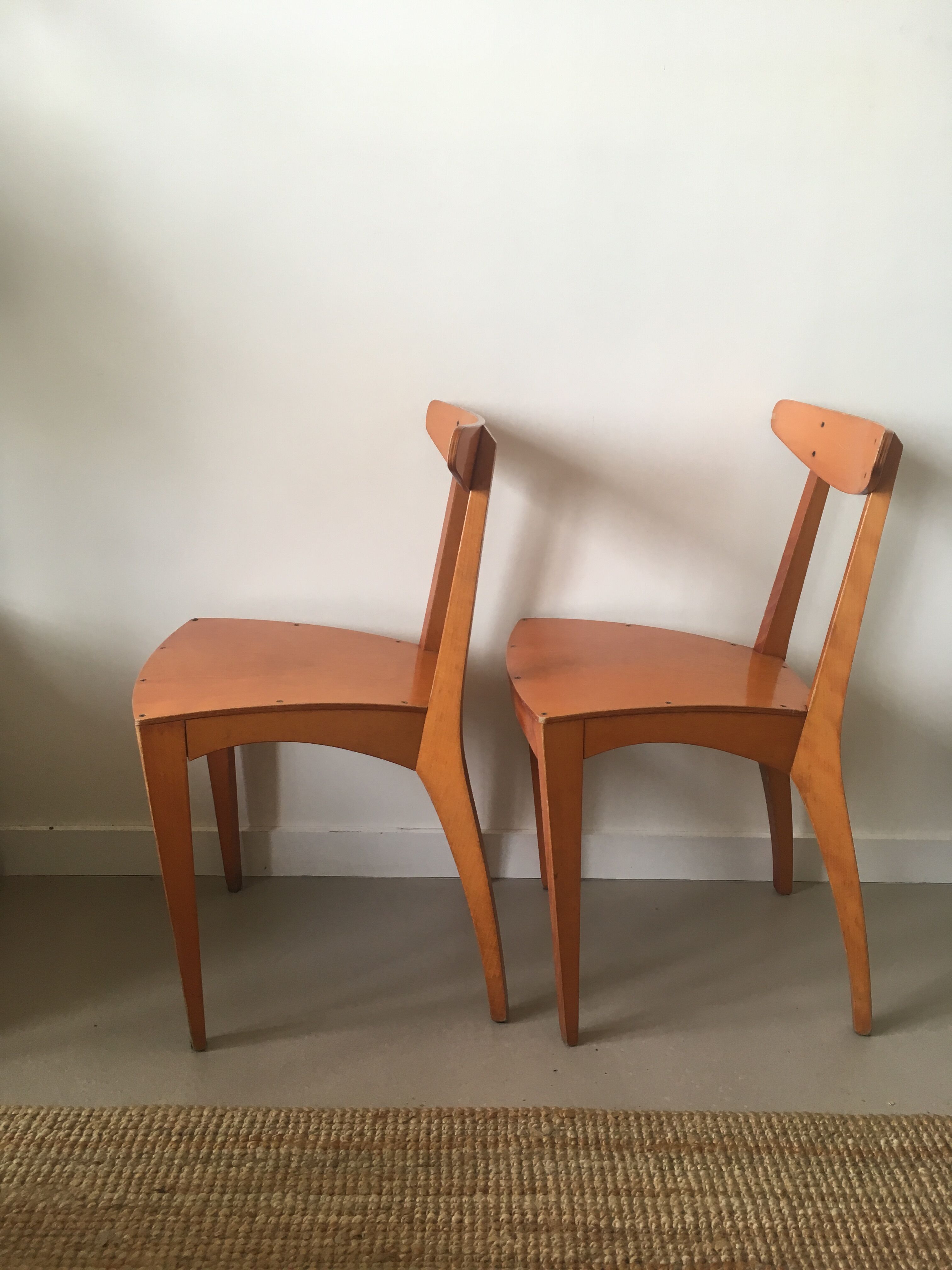 Lot of 2 Zina chairs by Thibault Desombre