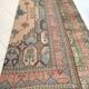 Afghan rug in pastel colors
