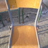 Set of 6 Mullca school chairs