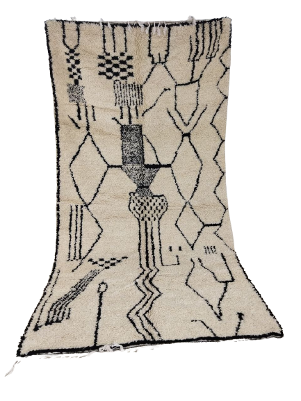 278x150cm Moroccan Berbere Carpet