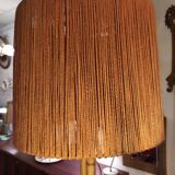 Rotin lamppost vintage rope