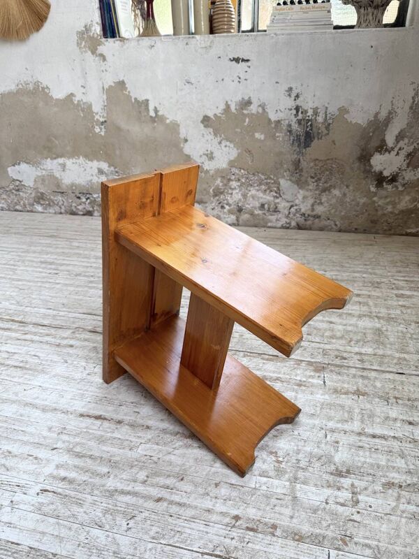 Tabouret, mobilier de montagne, 1970