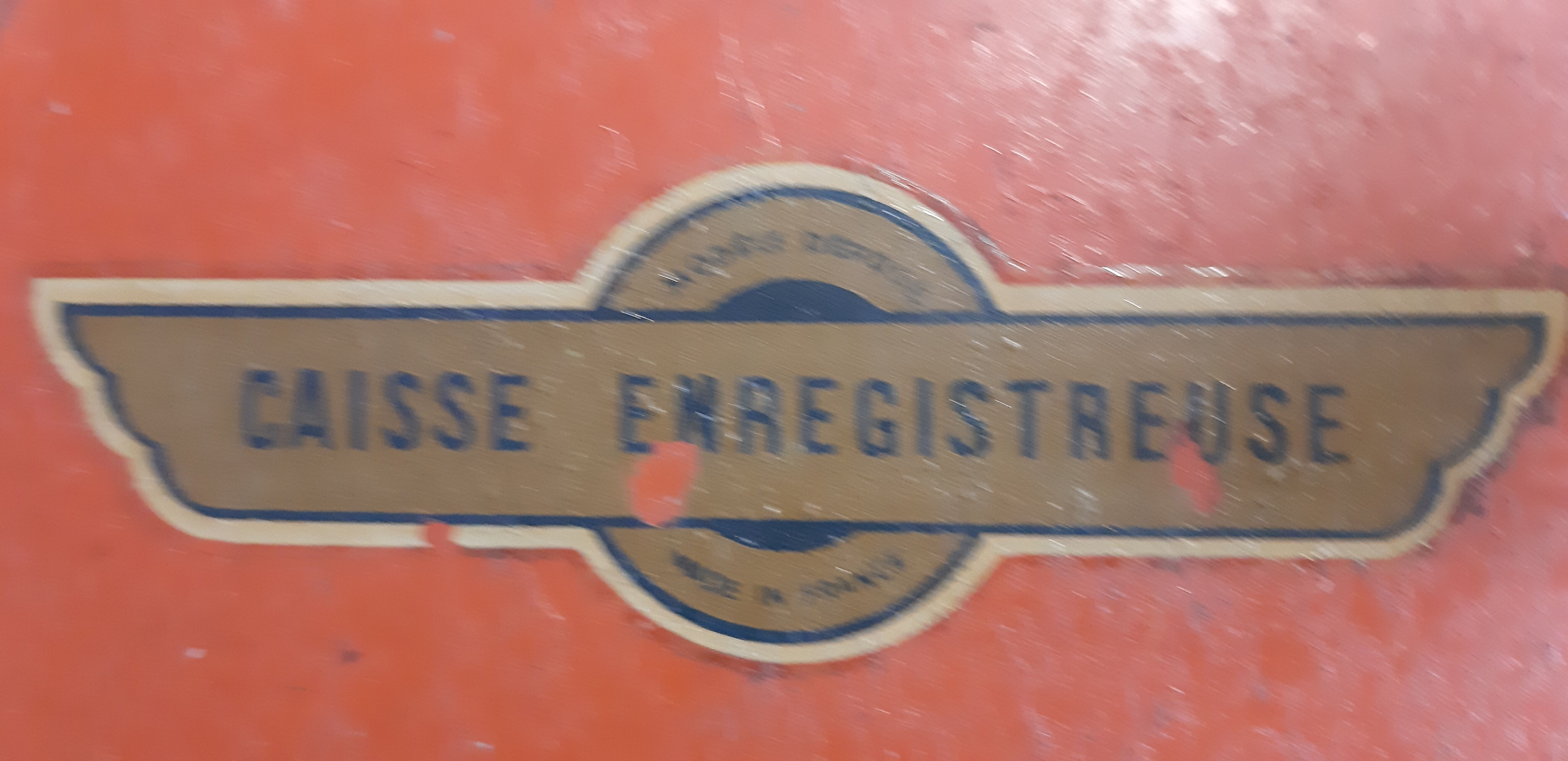 Toy old cash register from the 50s