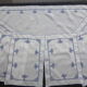 Old linen yarn case embroidered in blue with fruit baskets-6 Tray fund