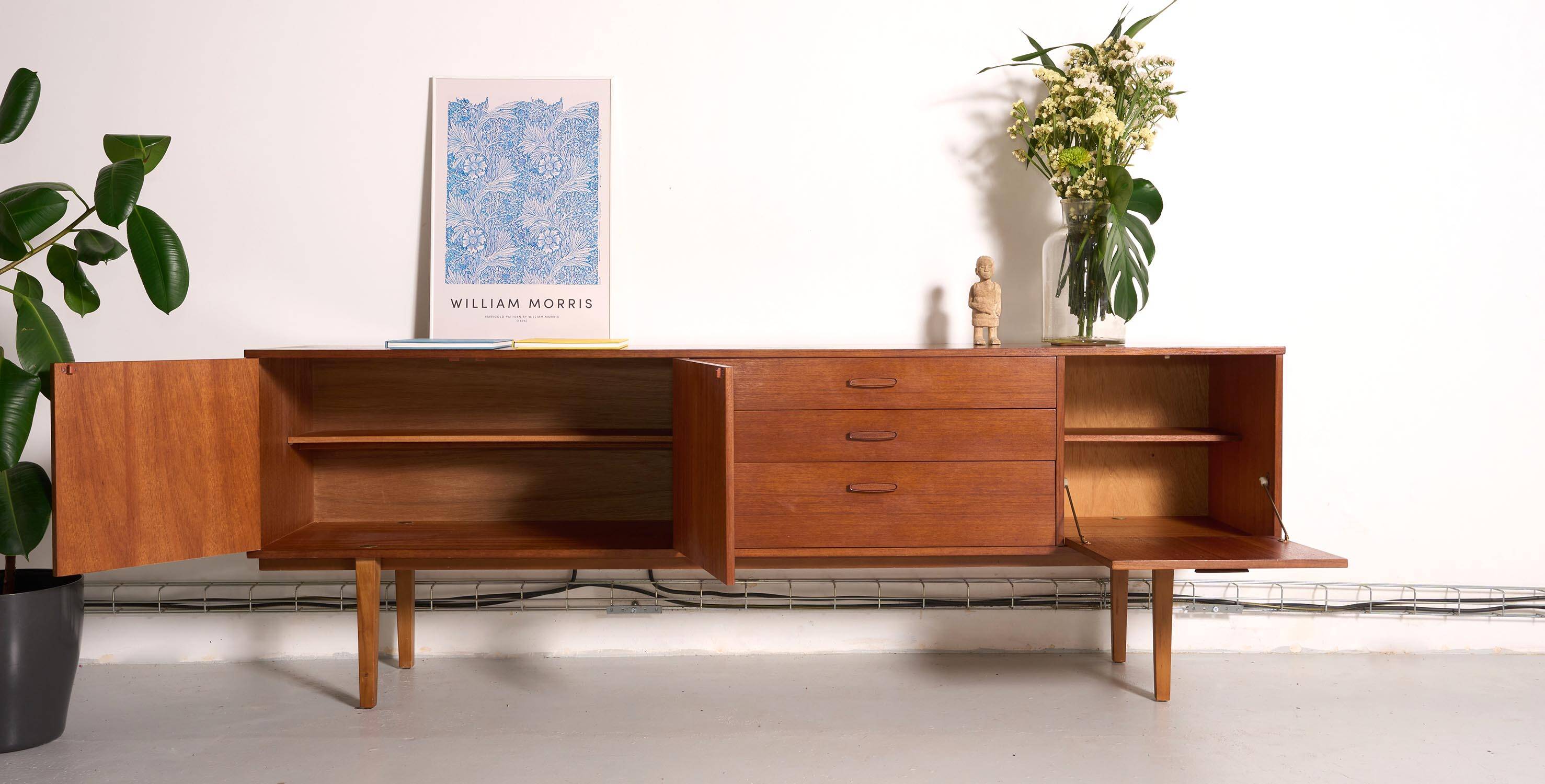 Avalon Yatton vintage sideboard, Scandinavian style L203cm