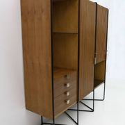 Taichiro Nakai Teak Wall Cabinet by Consorzio La Permanente Mobili, 1950s