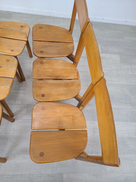 6 chairs coffee vintage 60s
