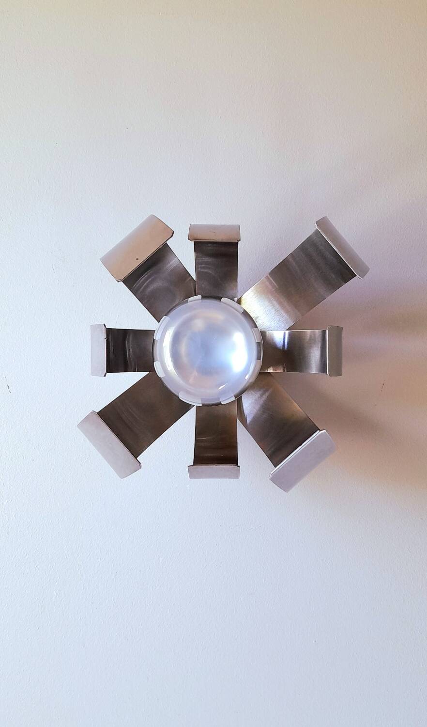 Applique fleur de lumière, Oxar J.Trocmé 70s