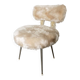 Fauteuil moumoute Pelfran vintage