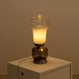 Italian glass lamp 70's