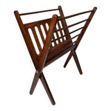 Folding teak magazine rack by Cees Braakman