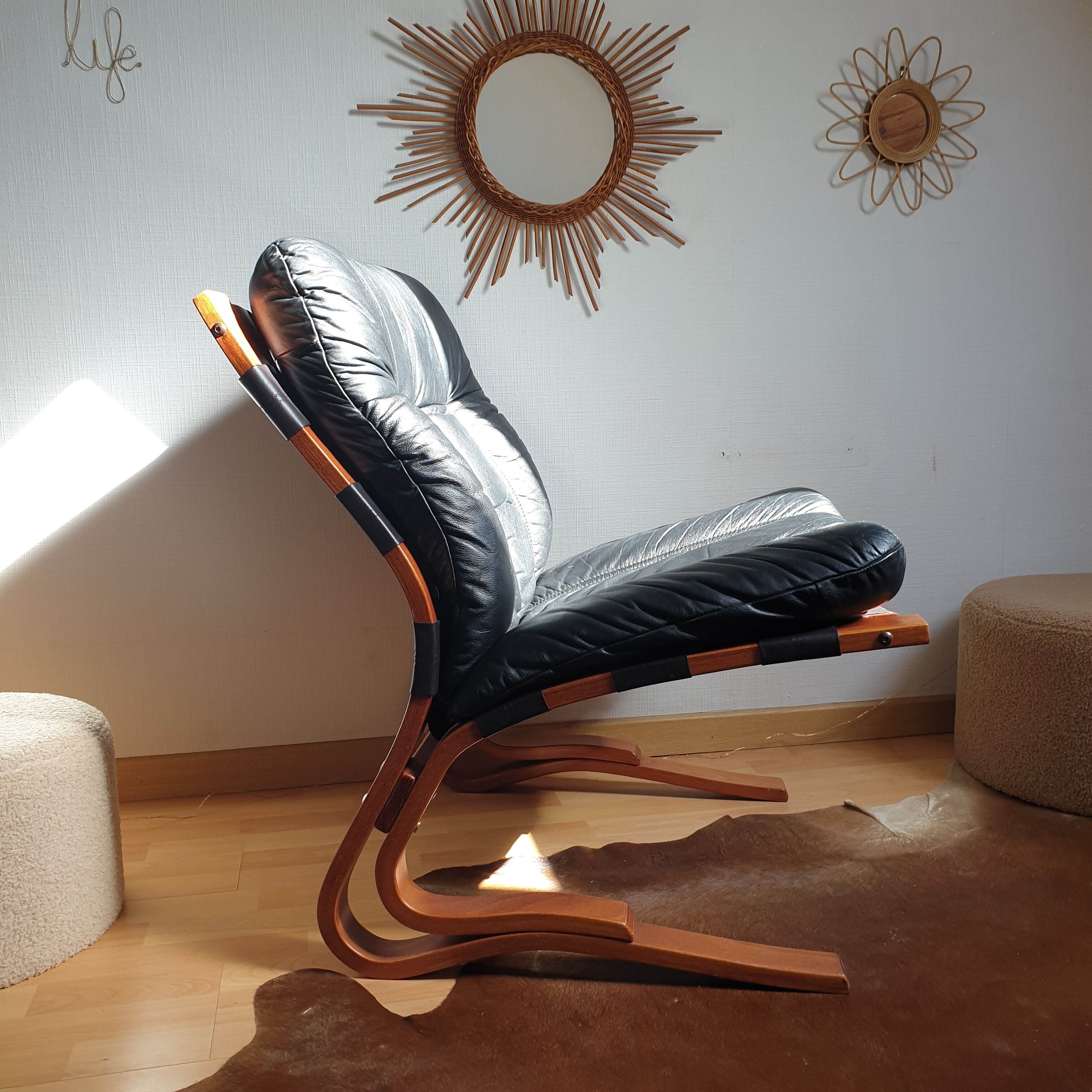 Vintage Scandinavian armchair 60s Kengu