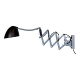 Grey Industrial Scissor Wall Lamp from Elektroinstala, 1960s