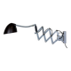 Grey Industrial Scissor Wall Lamp from Elektroinstala, 1960s