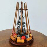 Table miniature croquet set
