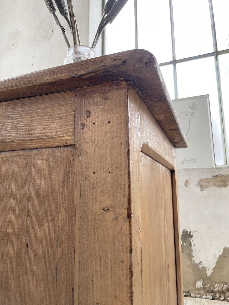 Oak and pine counter 1950