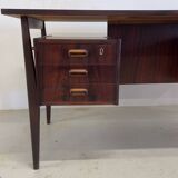 Bureau Danois En Palissandre Par Gunnar Nielsen Pour Tibergaard