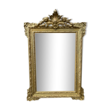 Old gilded mirror Napoleon III style