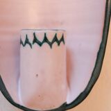 Wall light in painted cermal