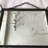 Art deco wrought iron mirror - 53x30cm