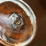 Duo of amber BVB jars