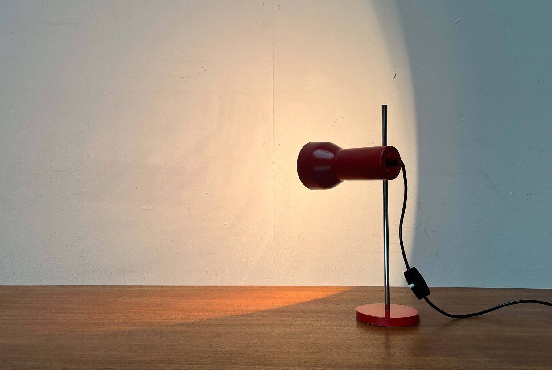 Swiss modern table lamp from the mid-century space age, 1960s.